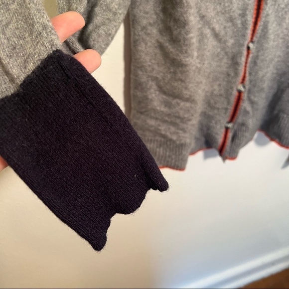 Melrose and Market Cardigan Sweater Gray Stripe - Picture 4 of 10